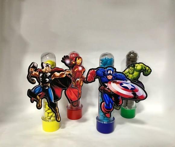 Aplique para Tubete Vingadores - 9cm