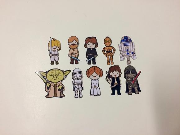 Aplique Star Wars - 3 cm