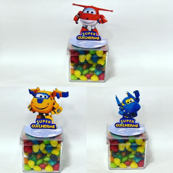Aplique Super Wings 3D - 7cm