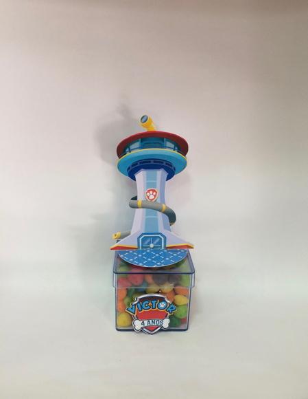 Aplique Torre Patrulha Canina - 9,5 cm