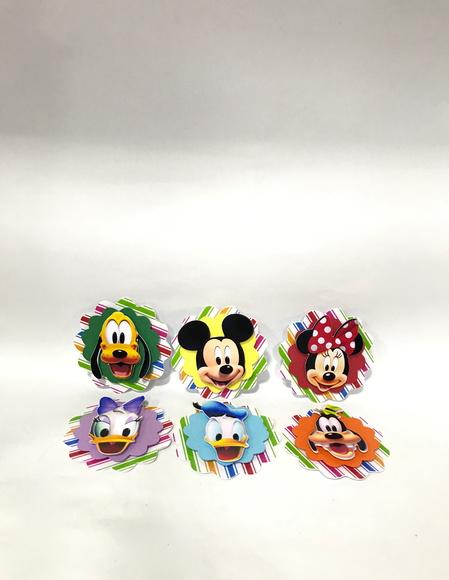 Aplique Turma do Mickey para latinhas