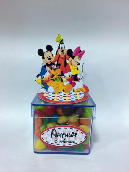 Aplique Turma do Mickey 3d - com Nome