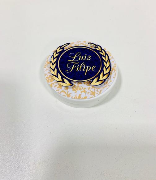 Aplique Ursinho Príncipe para latinhas