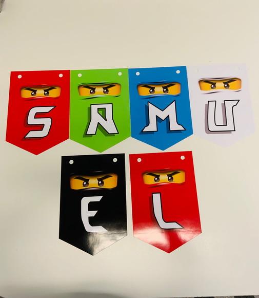 Bandeirola Ninjago