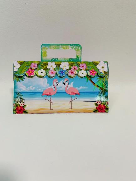 Bolsinha Triangular Flamingo