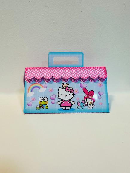 Bolsinha Triangular Hello Kitty