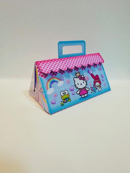 Bolsinha Triangular Hello Kitty