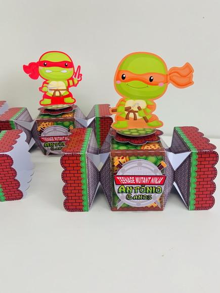 Caixa Bala Tartarugas Ninja