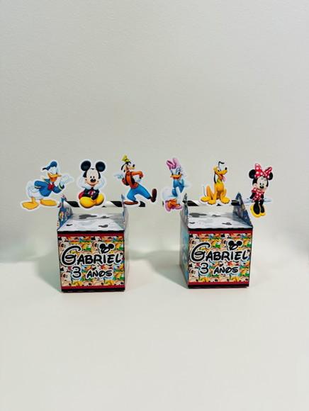 Caixa Canudo Turma do Mickey