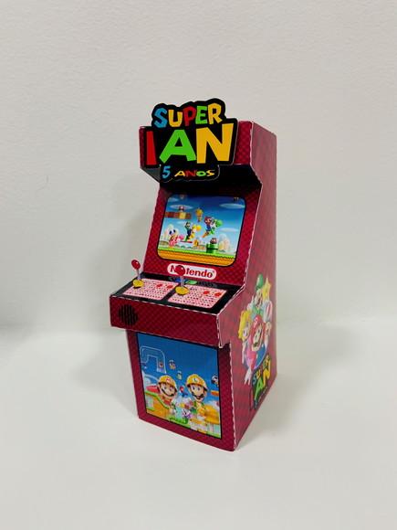 Caixa Fliperama Super Mario