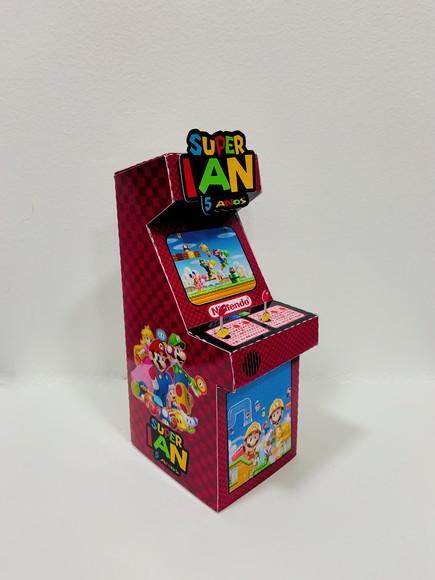 Caixa Fliperama Super Mario