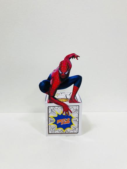 Caixa Homem Aranha - Caixa cubo