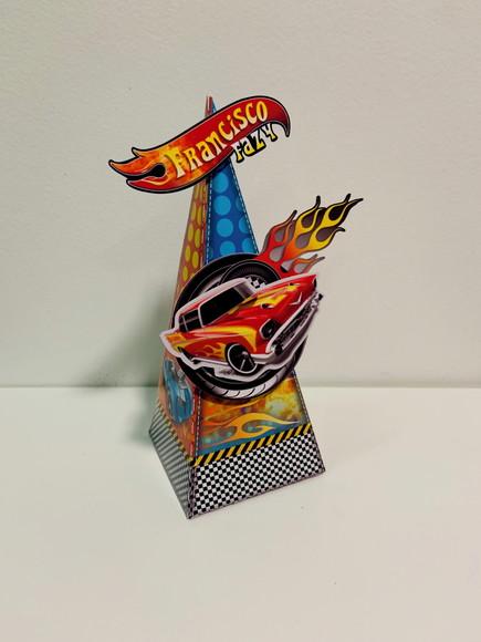 Caixa Triangular Hot Wheels