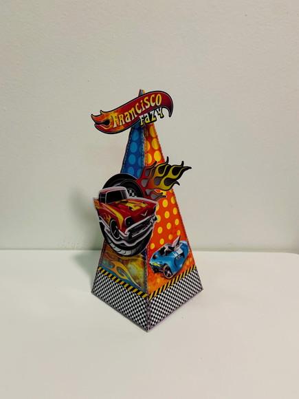 Caixa Triangular Hot Wheels