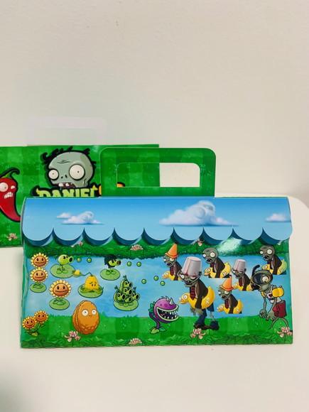 Caixa Triangular Plants Vs Zombies