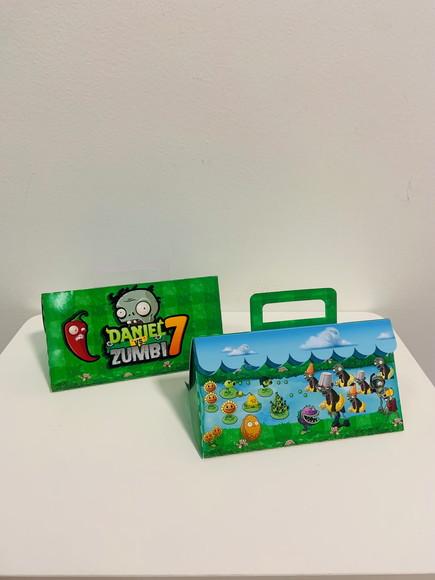Caixa Triangular Plants Vs Zombies