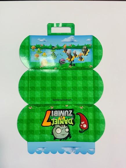 Caixa Triangular Plants Vs Zombies