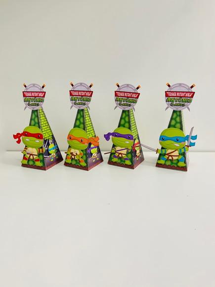 Caixa Triangular Tartarugas Ninja