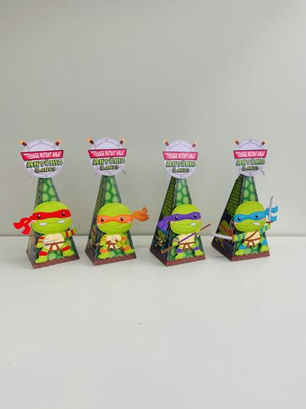 Caixa Triangular Tartarugas Ninja
