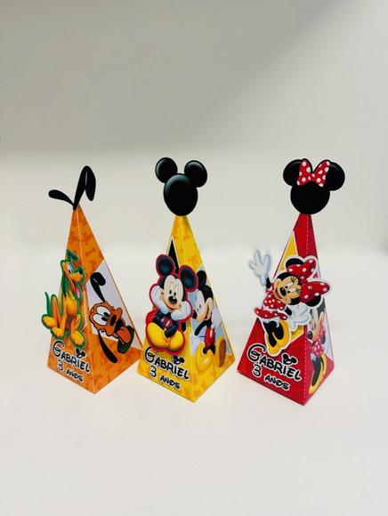 Caixa Triangular Turma do Mickey