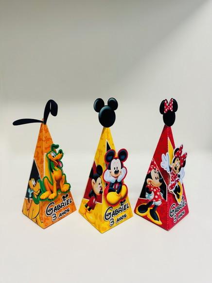 Caixa Triangular Turma do Mickey