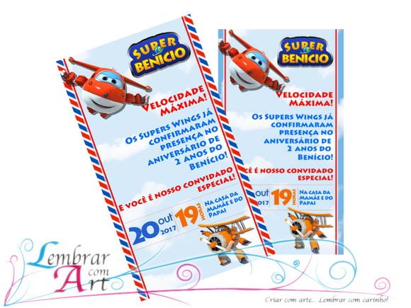 Convite Digital Super Wings