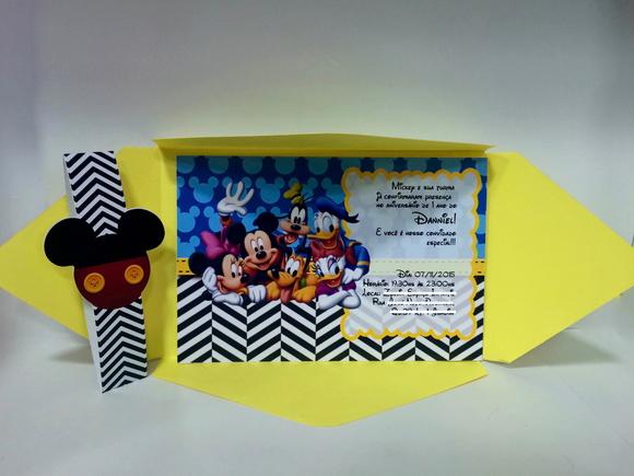 Convite Turma do Mickey