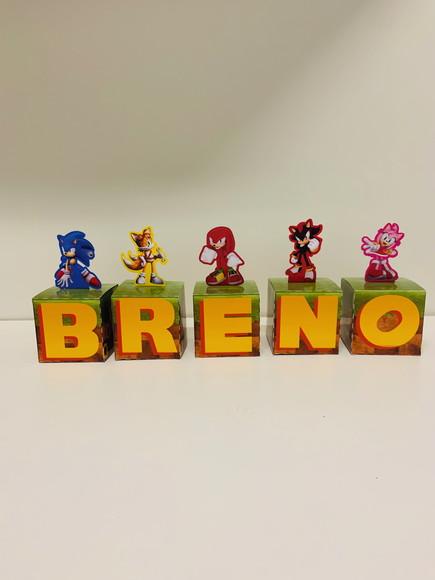 Cubo Sonic - Personalizado