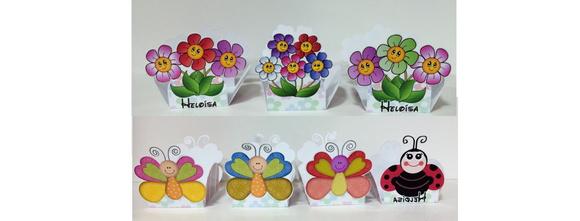 Forminha de doces Jardim de Bonecas