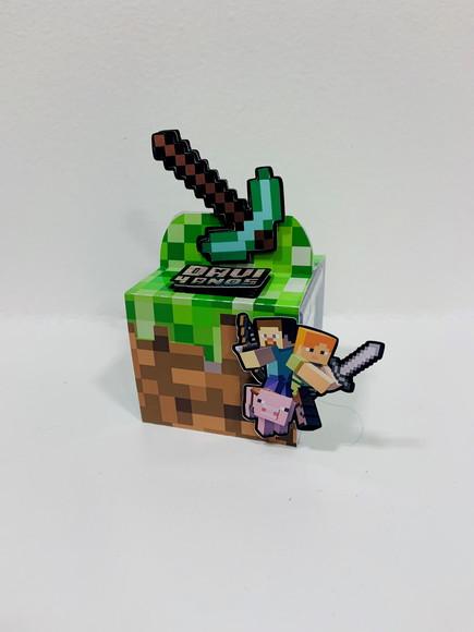 Porta Caixa Acrílica Minecraft