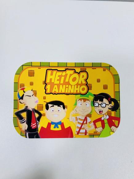 Rótulo Marmitinha Chaves