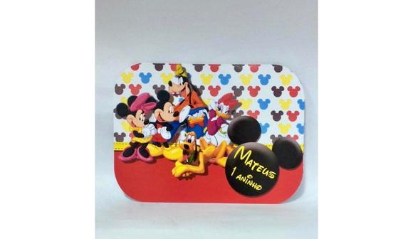 Rótulo Marmitinha Turma do Mickey