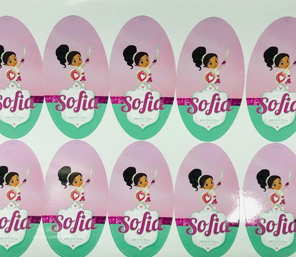 Rótulo para tubete Princesa Nella
