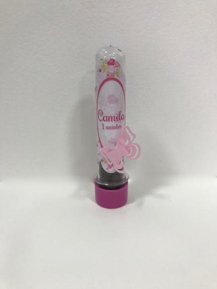 Rótulos para tubetes Floral com Borboleta