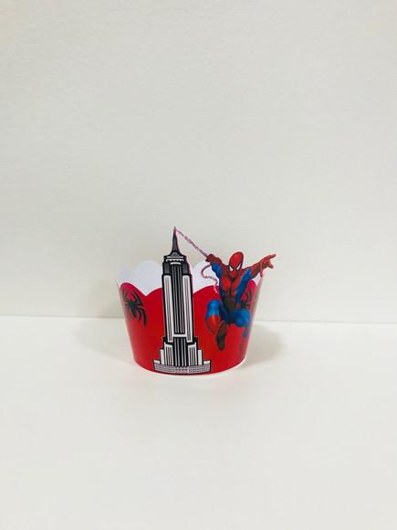 Saia Cup Cake Homem Aranha