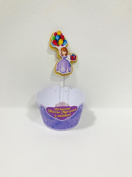 Saia para cup cake Princesa Sofia