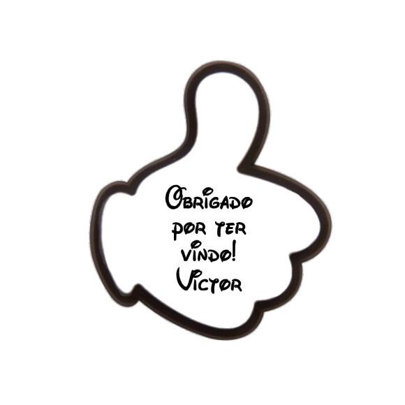 Tag de Agradecimento Turma do Mickey