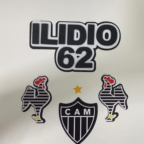 Topo de bolo Atlético Mineiro