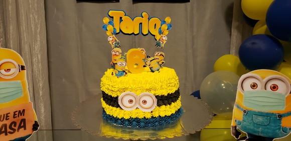 Topo de bolo Minions