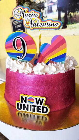Topo de bolo Now United 2