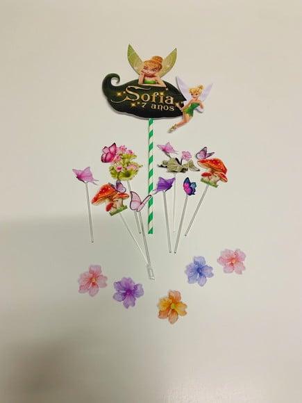 Topo de bolo Tinker Bell