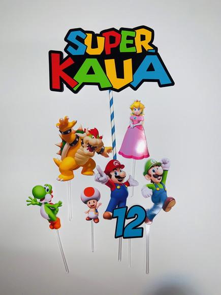 Topo de bolo Super Mario