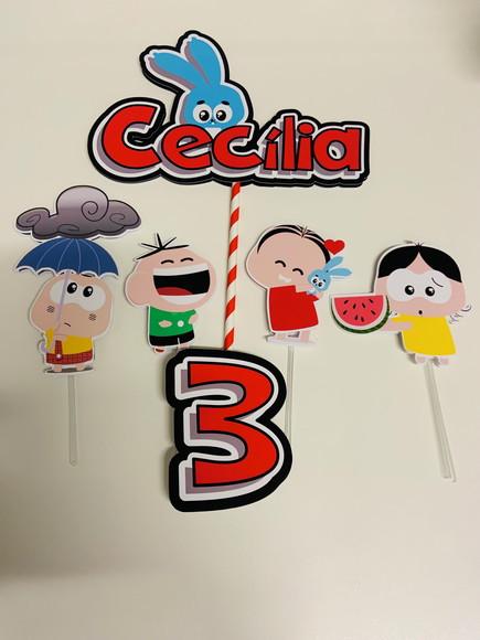 Topo de Bolo Turma da Mônica Toy