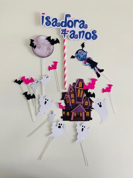 Topo de bolo Vampirina