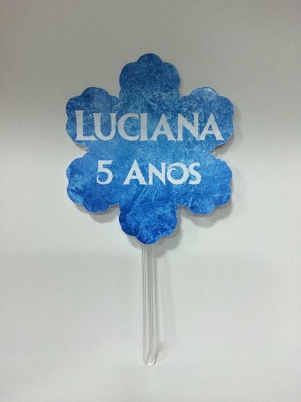 Topper ou Tag da Frozen