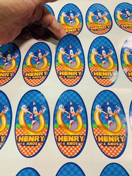 Adesivo para Tubete Sonic