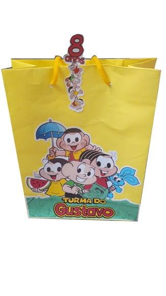 Adesivo para Sacolinha Turma da Monica