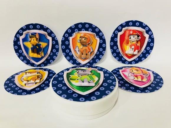 Aplique 3D Patrulha Canina - Latinhas