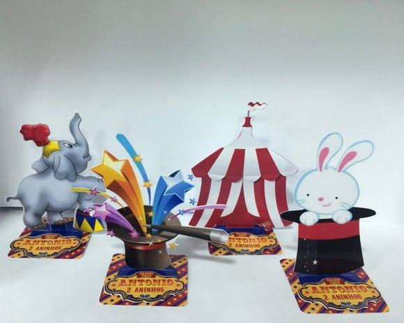Aplique Circo 3D - 9cm