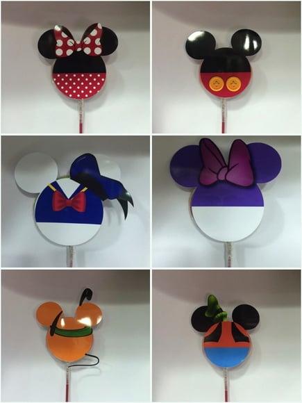 Aplique para Pirulitos Turma do Mickey